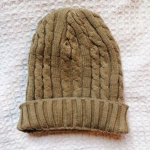 Beige beanie